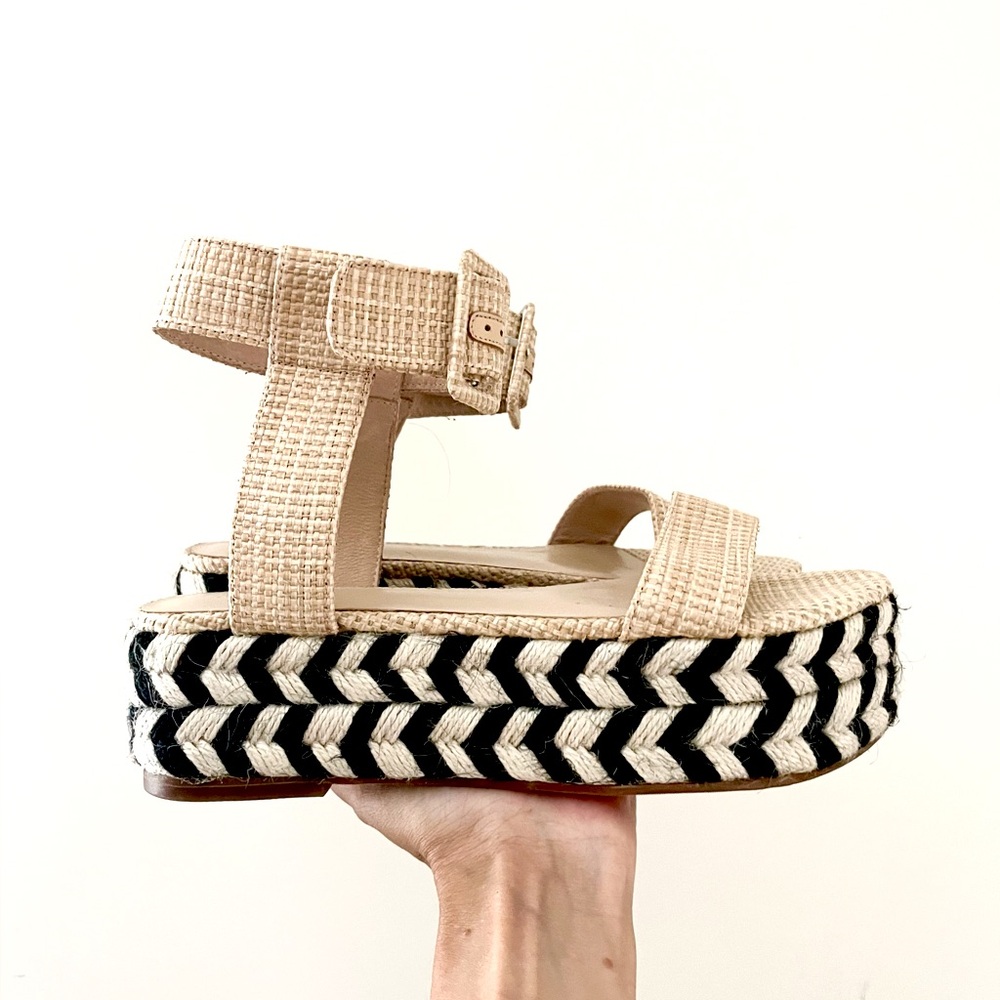 HOUSE OF HARLOW espadrille platform sandals 7.5 US